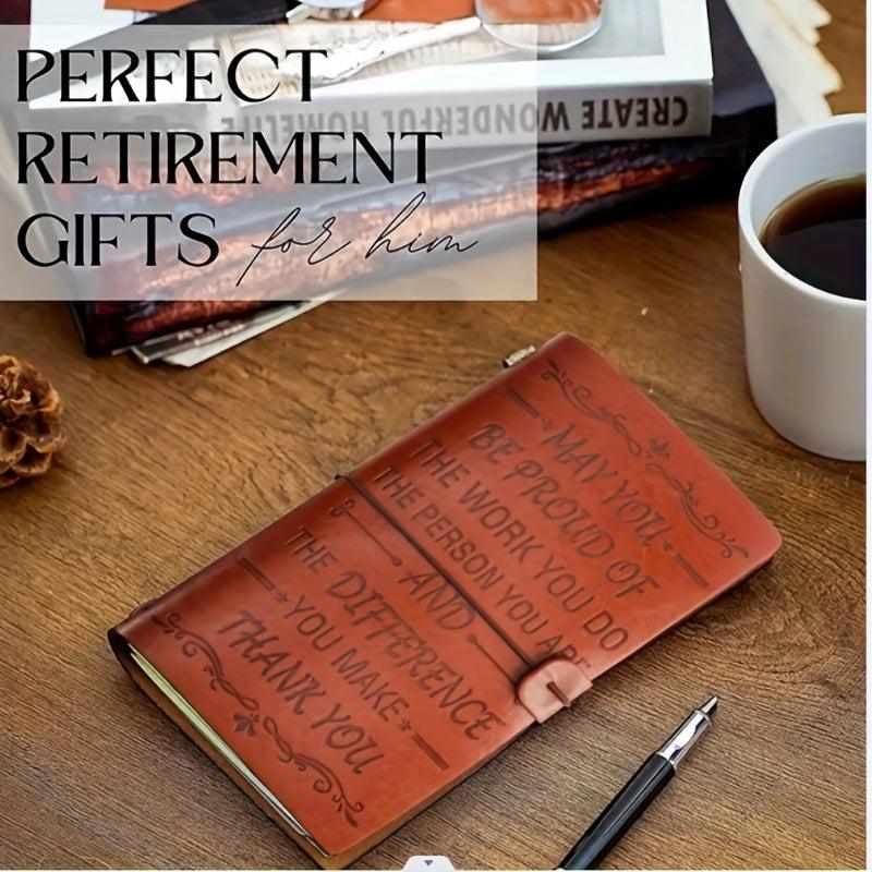 Inspirational Leather Journal - Thank You Gift - Back To School Notebook
