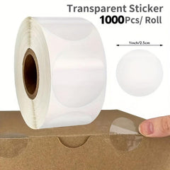 DIY Gift Wrap Sticker Circular Seal Label Self-adhesive Packaging - 10