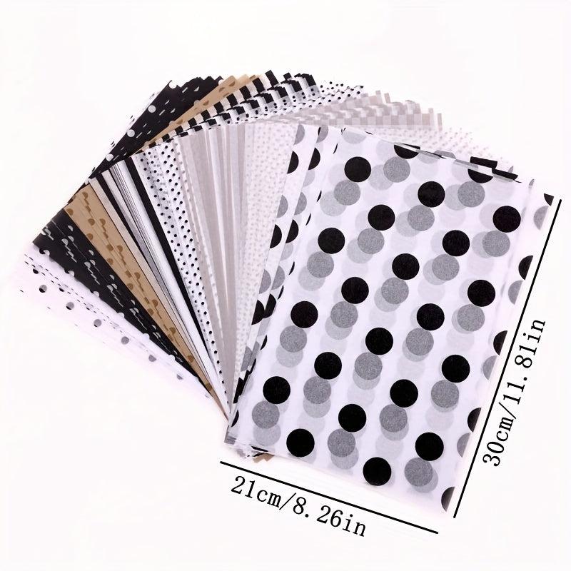 80pcs A4 Multicolor Tissue Paper for Wedding & Gift Wrapping