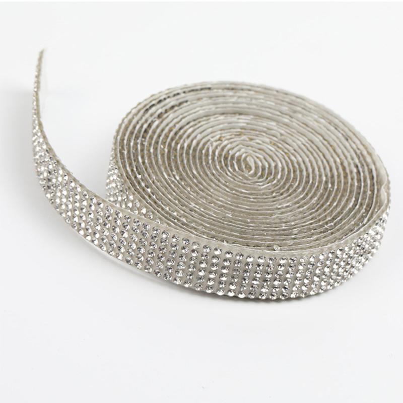 Rhinestone Tape Ribbons for Bouquets Flower Wrapping Craft Supplies