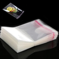 500 Transparent Self Sealing Fiberglass Bags - Various Sizes