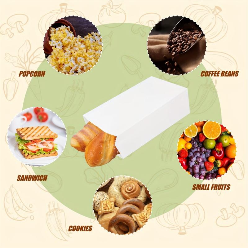 150 Small Paper Lunch Bags Bulk for Snacks Desserts Sandwiches 10 92