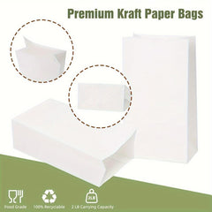 150 Small Paper Lunch Bags Bulk for Snacks Desserts Sandwiches 10 92
