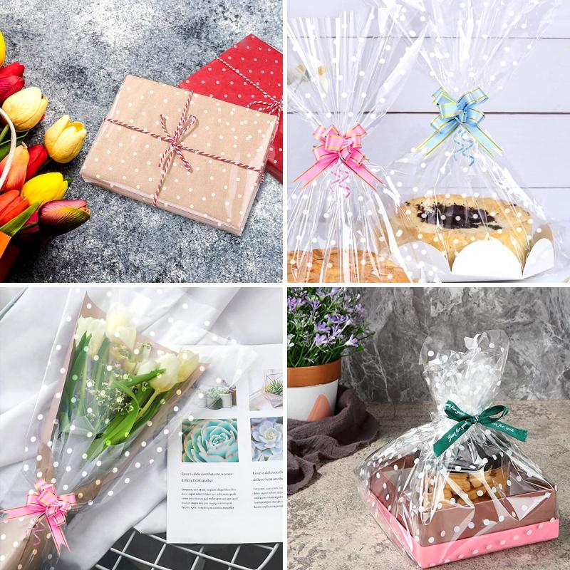 Clear Cellophane Wrap Roll For Arts Crafts Gift Basket