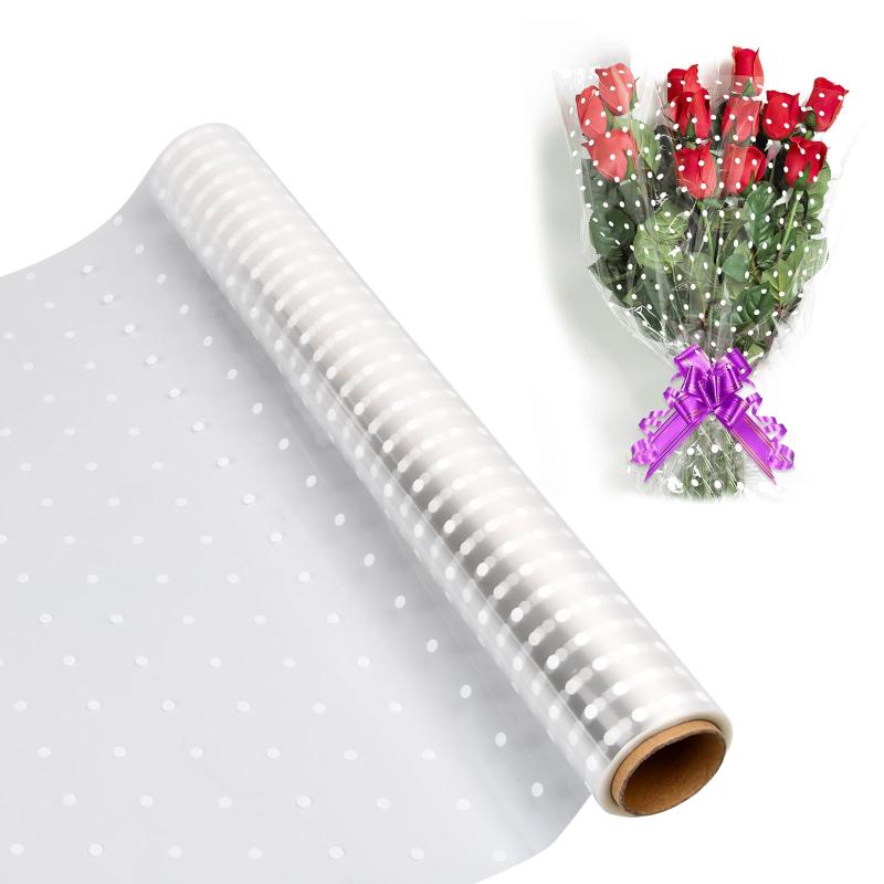 Clear Cellophane Wrap Roll For Arts Crafts Gift Basket