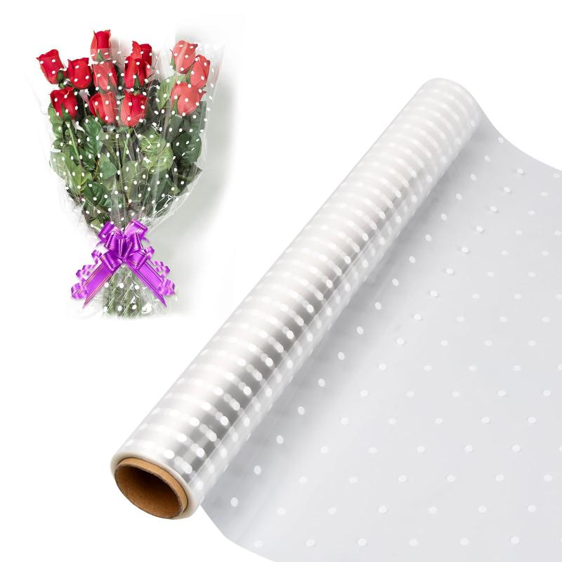 Clear Cellophane Wrap Roll For Arts Crafts Gift Basket