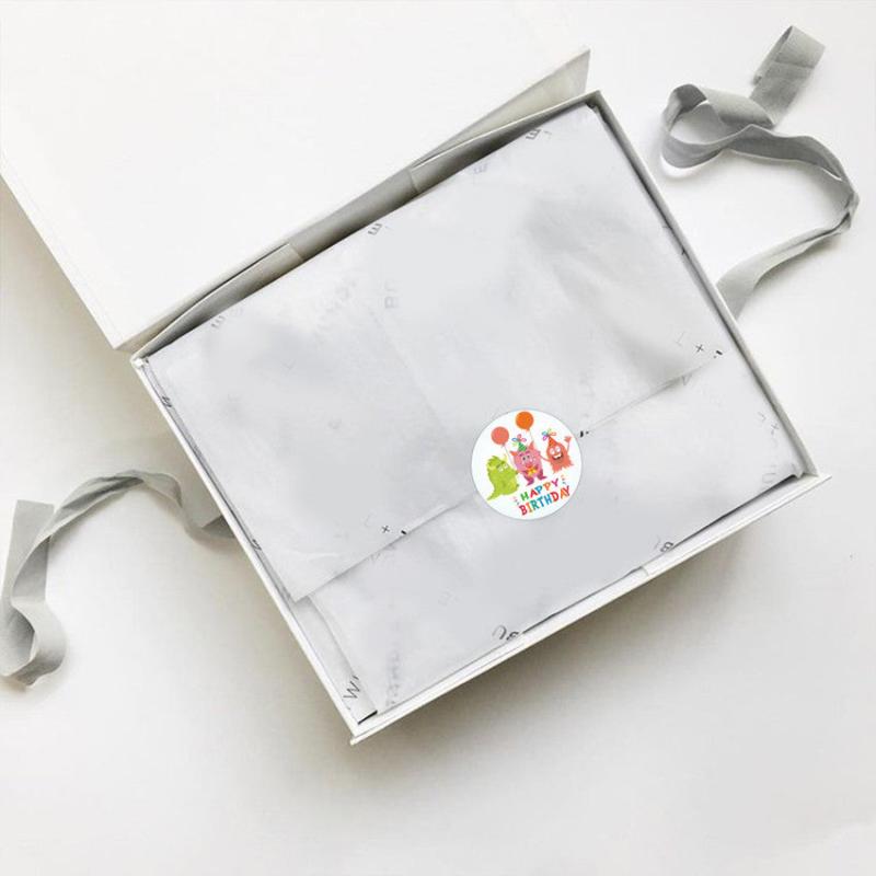 500pcs Cartoon Happy Birthday Stickers for Office Decor