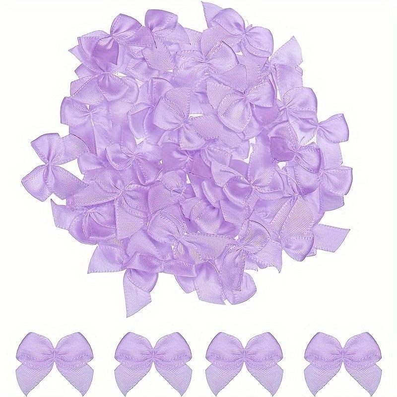 20pcs Silk Ribbon Butterfly Knots for DIY Gift Packaging and Decoration