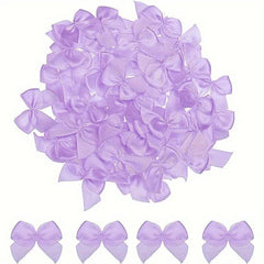 20pcs Silk Ribbon Butterfly Knots for DIY Gift Packaging and Decoration