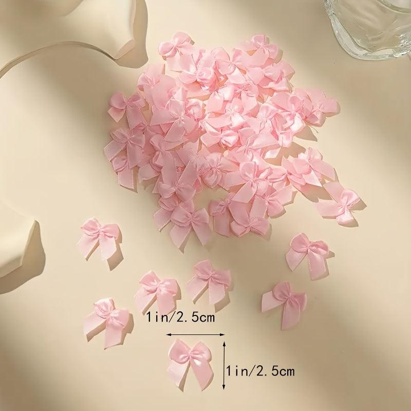 20pcs Silk Ribbon Butterfly Knots for DIY Gift Packaging and Decoration