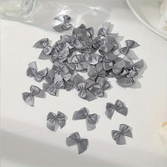 20pcs Silk Ribbon Butterfly Knots for DIY Gift Packaging and Decoration