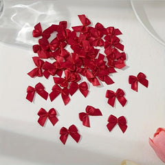 20pcs Silk Ribbon Butterfly Knots for DIY Gift Packaging and Decoration