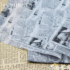 Metallic Print Translucent Gift Wrapping Tissue Paper Bulk