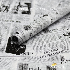 Metallic Print Translucent Gift Wrapping Tissue Paper Bulk