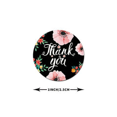 500 Thank You Stickers for Business Cards