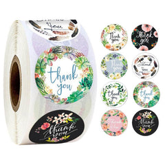 500 Thank You Stickers for Business Cards