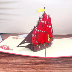 3D Pop Up Birthday Card For Boy Son Kid Father's With Envelope