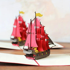 3D Pop Up Birthday Card For Boy Son Kid Father's With Envelope