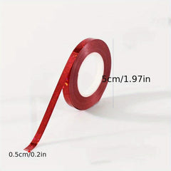 Glitter Balloon Ribbon + Adhesive Sticker Set
