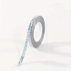 Glitter Balloon Ribbon + Adhesive Sticker Set