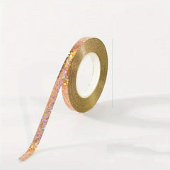 Glitter Balloon Ribbon + Adhesive Sticker Set