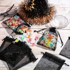 50pcs Organza Gift Bags Wedding Party Favor Bags Jewelry Bags
