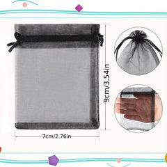 50pcs Organza Gift Bags Wedding Party Favor Bags Jewelry Bags