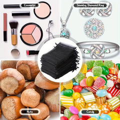 50pcs Organza Gift Bags Wedding Party Favor Bags Jewelry Bags