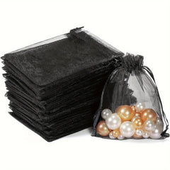 50pcs Organza Gift Bags Wedding Party Favor Bags Jewelry Bags