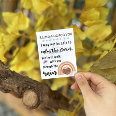 2pcs Pocket Hug Poem Card Cheer Up Gift Friendship Isolation Thinking of You
