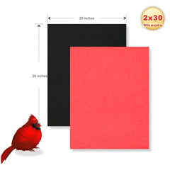 60 Sheets Red & Mixed Wrapping Paper 20X26 Inches Tissue Paper Crafting Paper