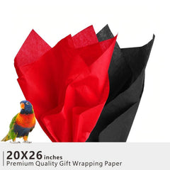 60 Sheets Red & Mixed Wrapping Paper 20X26 Inches Tissue Paper Crafting Paper