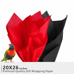 60 Sheets Red & Mixed Wrapping Paper 20X26 Inches Tissue Paper Crafting Paper