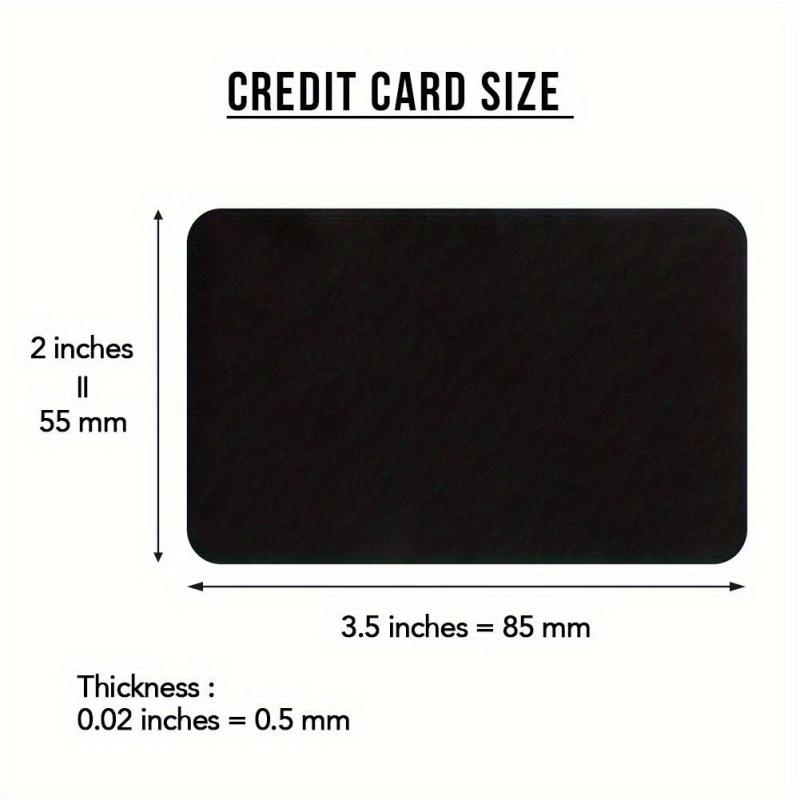 Metal Lettering Encourages Discourse Wallet Clip Card