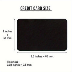 Metal Lettering Encourages Discourse Wallet Clip Card