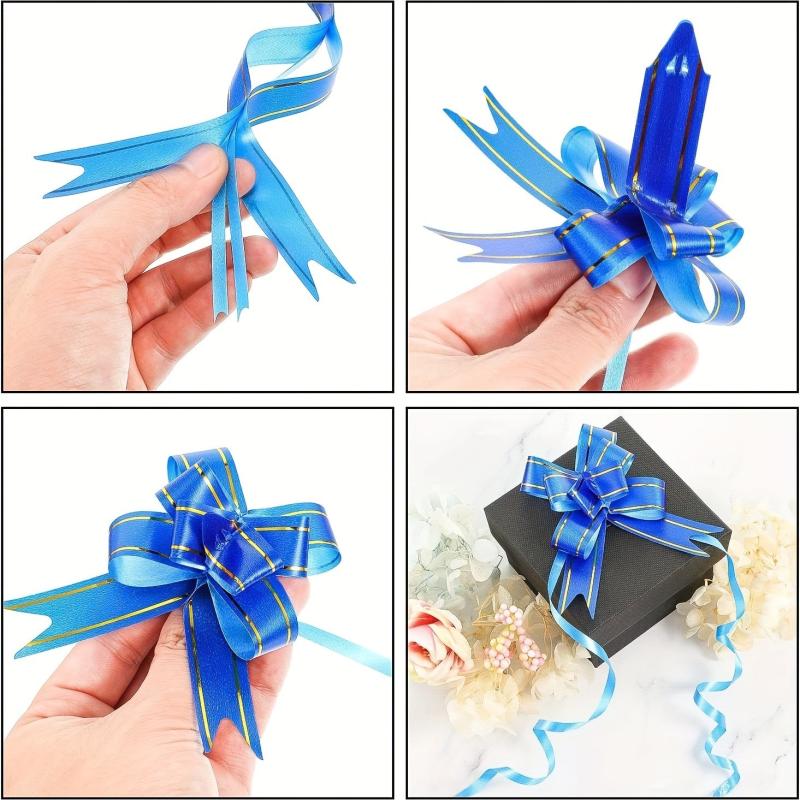200pcs Assorted Pull Bows for Christmas Weddings Birthdays