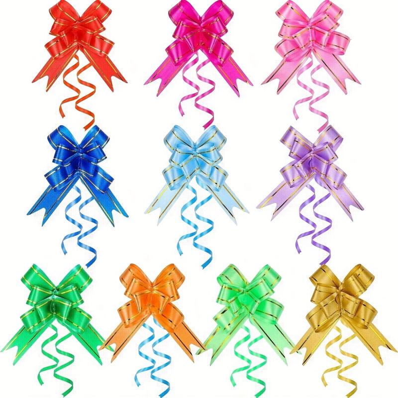 200pcs Assorted Pull Bows for Christmas Weddings Birthdays