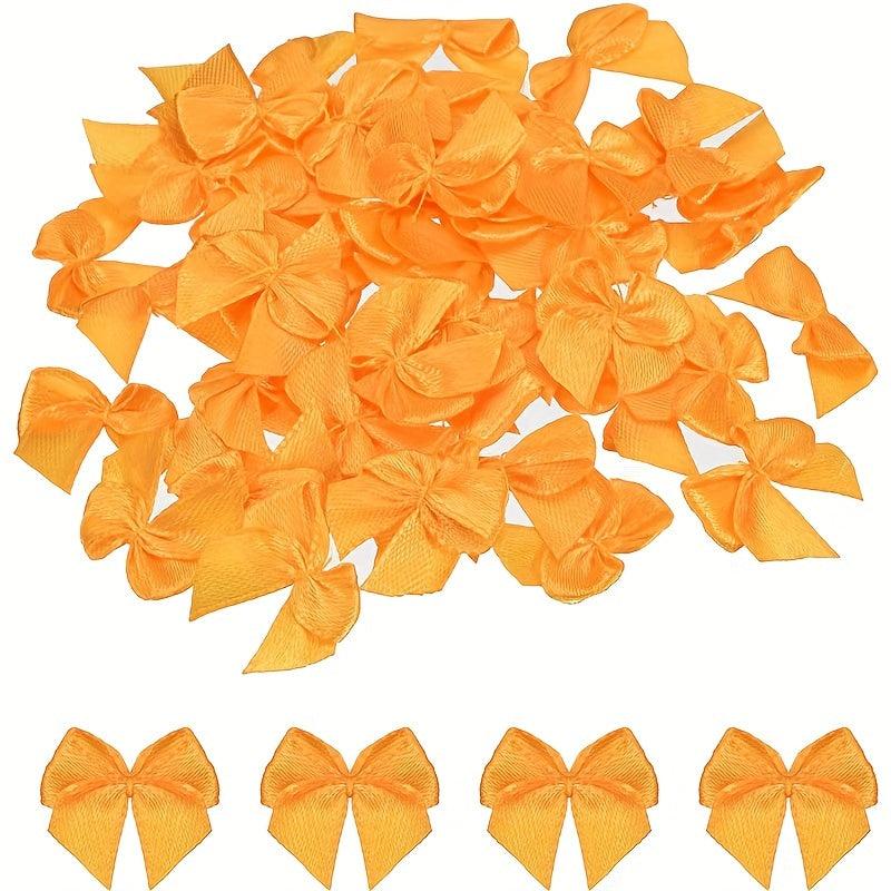 20pcs Mini Satin Ribbon Bows Flowers DIY Accessories Shoes Clothing Decoration