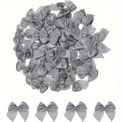 20pcs Mini Satin Ribbon Bows Flowers DIY Accessories Shoes Clothing Decoration