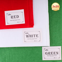 60 Sheets Red Green Mixed Wrapping Paper 20X26 Inch Tissue Paper Craft Paper