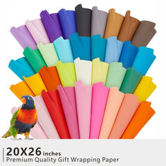 60 Sheets Translucent Wrapping Paper 20x26 Inches for Crafts