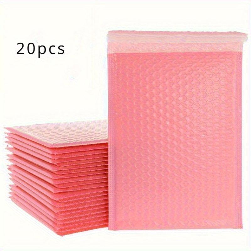 20-40 Pink Bubble Mail Envelopes 11x13cm Small Business Packaging Bag