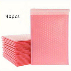20-40 Pink Bubble Mail Envelopes 11x13cm Small Business Packaging Bag