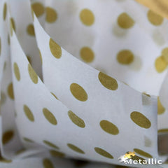 Metallic Print Translucent Tissue Paper Craft Gift Wrapping Bulk