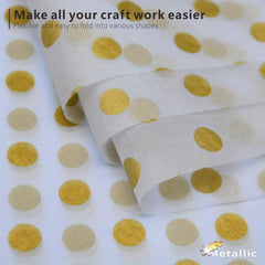 Metallic Print Translucent Tissue Paper Craft Gift Wrapping Bulk