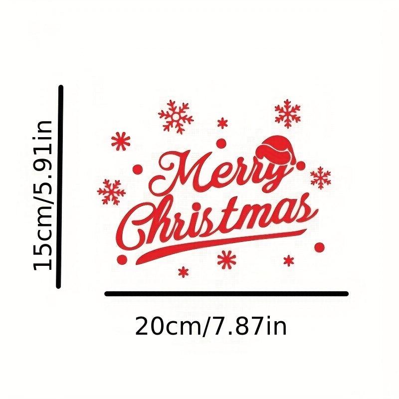 Merry Christmas Santa Claus 3D Waterproof Sticker for Cars Windows