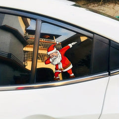 Merry Christmas Santa Claus 3D Waterproof Sticker for Cars Windows