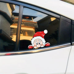Merry Christmas Santa Claus 3D Waterproof Sticker for Cars Windows