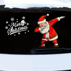 Merry Christmas Santa Claus 3D Waterproof Sticker for Cars Windows