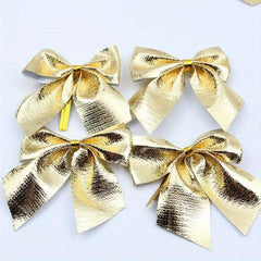 30pcs Christmas Gift Packaging And Decoration Bows Holiday Scene Supplies